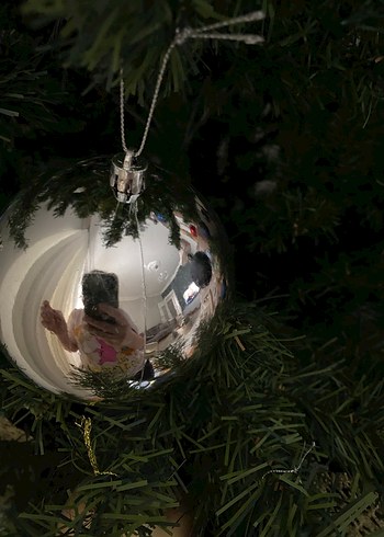 Gümüş Yılbaşı Süsü Seti - Görsel 4