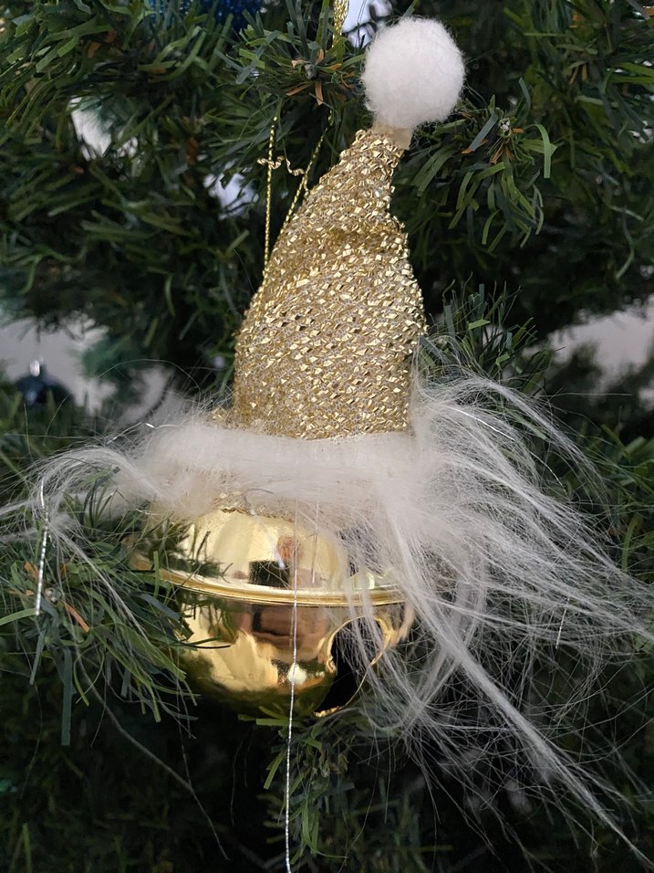 Altın Parlak Yılbaşı Çanı Süsleri - Görsel 4