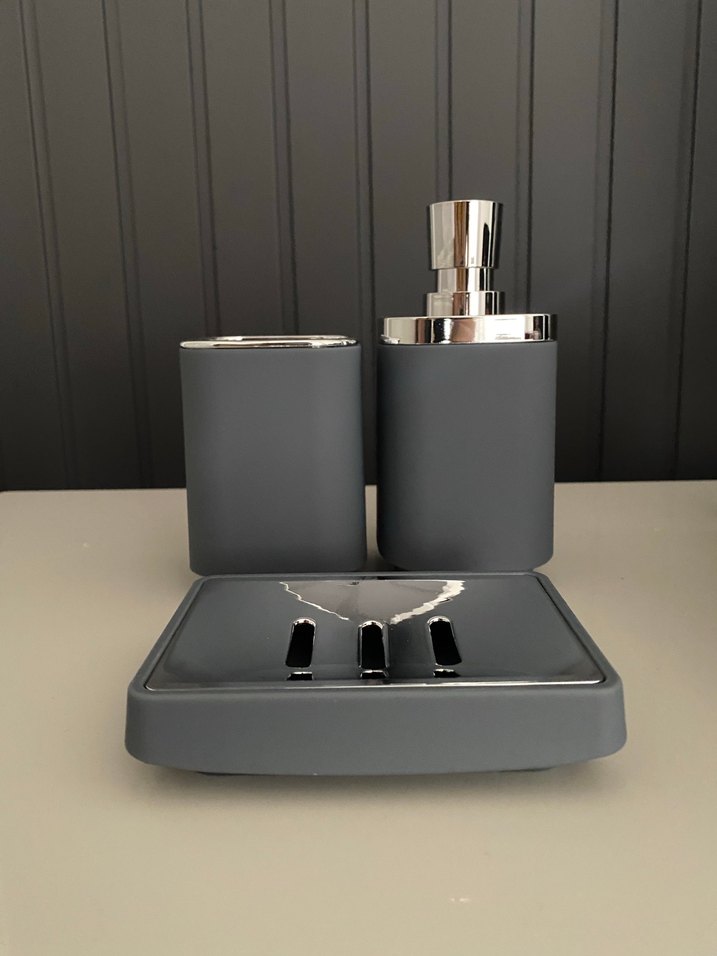 Gri Arow Banyo Aksesuar Seti - Görsel 5