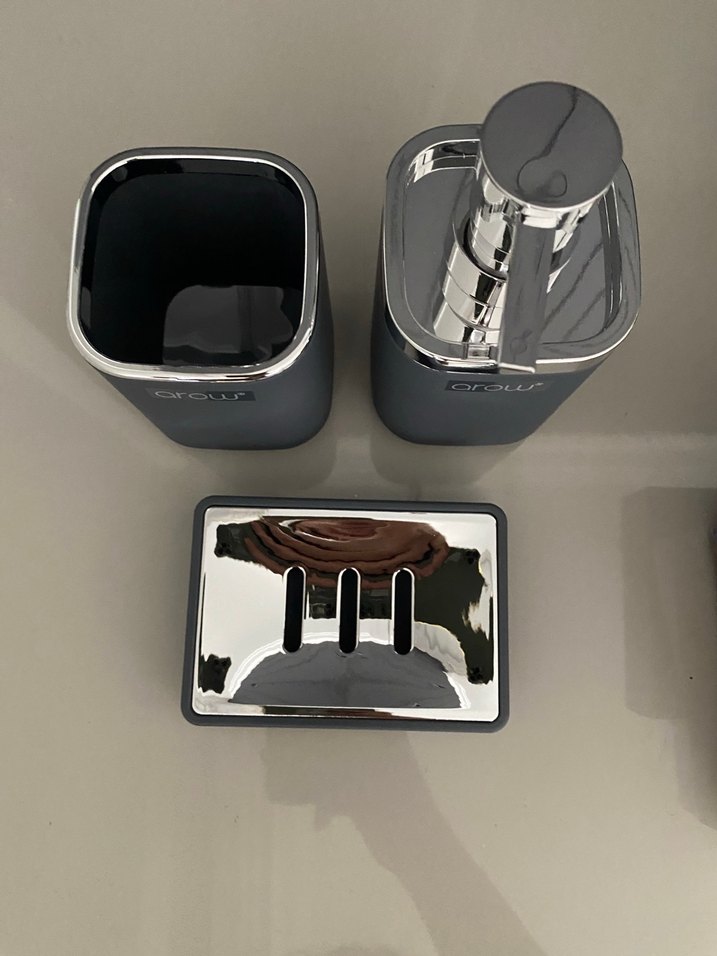 Gri Arow Banyo Aksesuar Seti - Görsel 2