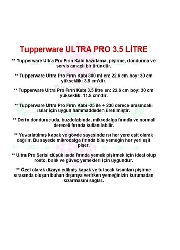  Beden siyah Renk #tupperware ultra pro 3.5 litre