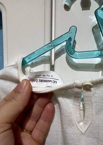 Kız Çocuk Transparan Kısa Kollu Keten Elbise - Görsel 5