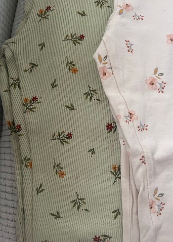 Kız Çocuk Piliseli Çok Renkli Taytlar - Görsel 2