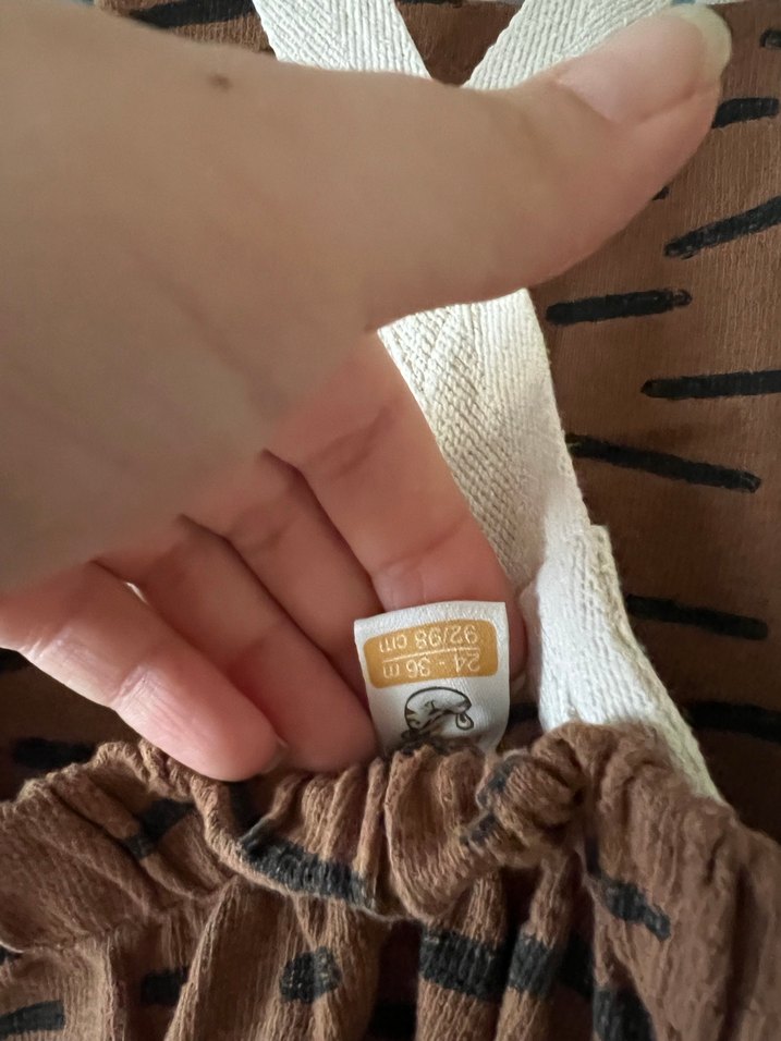 Kahverengi Zebra Desenli Erkek Çocuk Tulum - Görsel 3