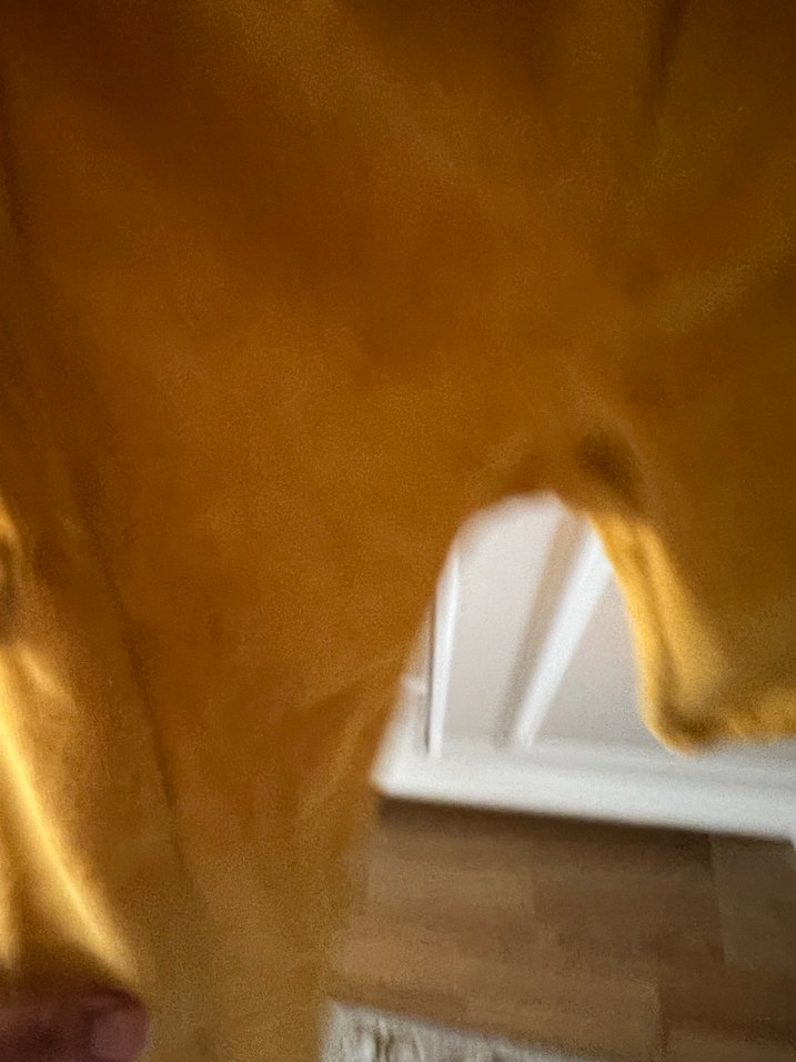 Sarı Erkek Çocuk Süet Bol Paça Pantolon - Görsel 2