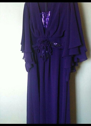 Abiye sifon elbise