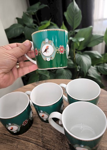 Pip stüdyo love birds kahve kupası - Görsel 4