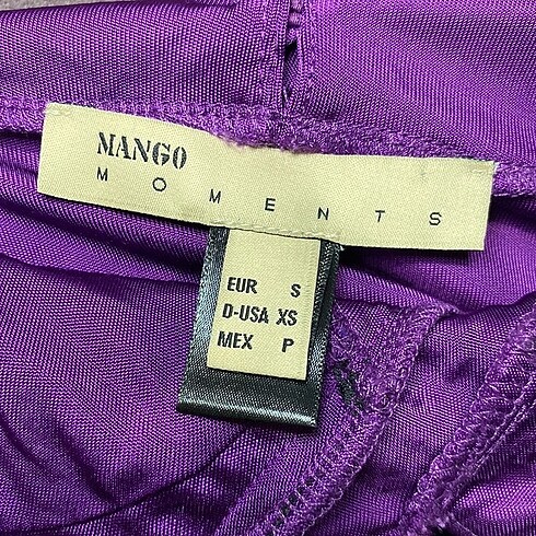 s Beden mor Renk mng y2k vintage üst