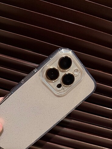 Iphone 16 pro simli seffaf silikon Kilif