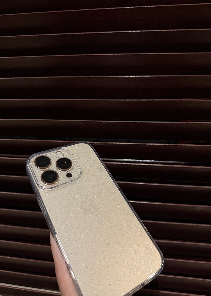 Iphone 16 pro simli seffaf silikon Kilif - Görsel 2