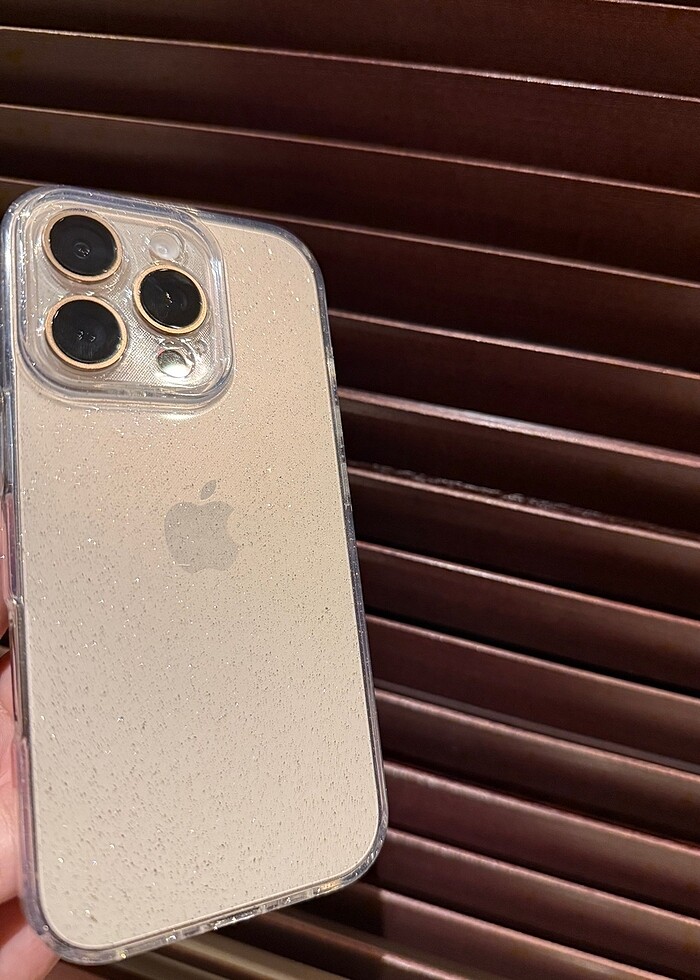 Iphone 16 pro simli seffaf silikon Kilif - Görsel 4