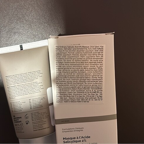 Beden Renk The Ordinary salicylic Acid maske