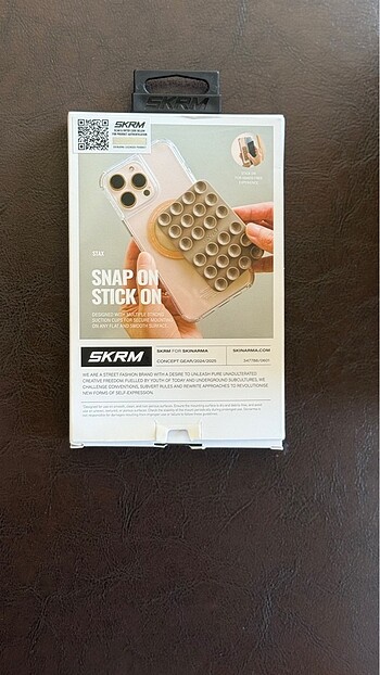 Beyaz Magnetik Vakumlu Magsafe Tutucu