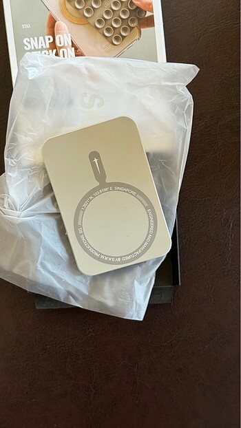 Beyaz Magnetik Vakumlu Magsafe Tutucu - Görsel 3