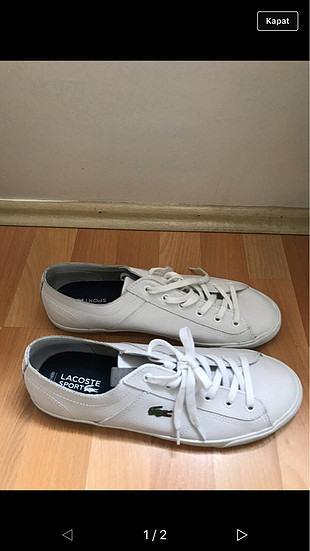 42 Beden Lacoste ayakkabı