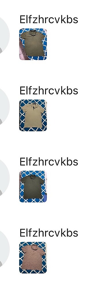 4 adet polo yaka Tshirt