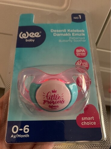 Chicco Wee baby Damaklı emzik