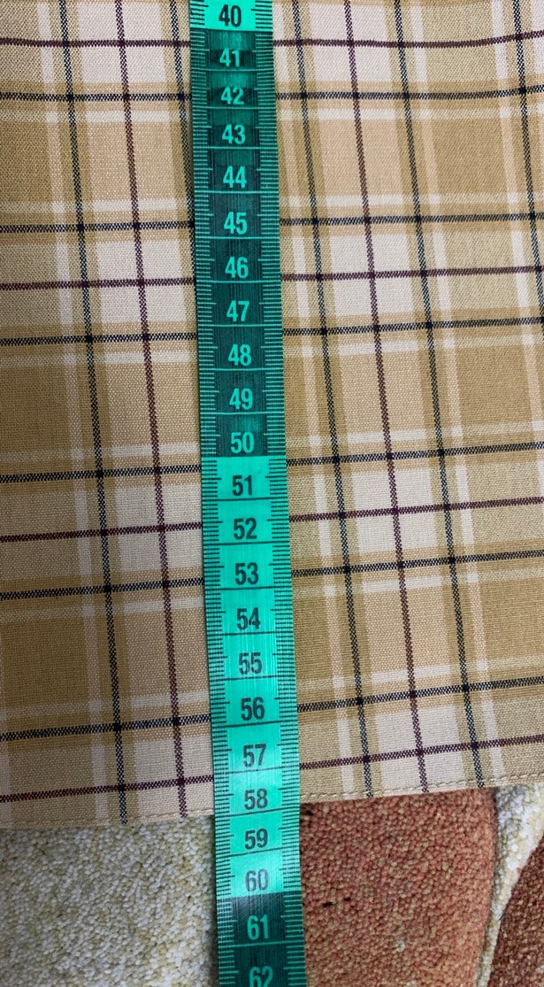 Bej Kareli Midi Etek Tokalı - Görsel 4