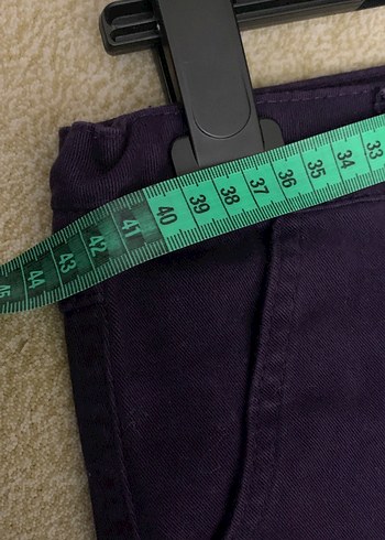 Düğmeli Mor Midi Etek - Görsel 4