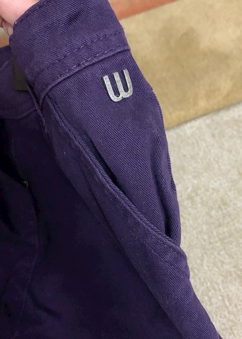 Düğmeli Mor Midi Etek - Görsel 7