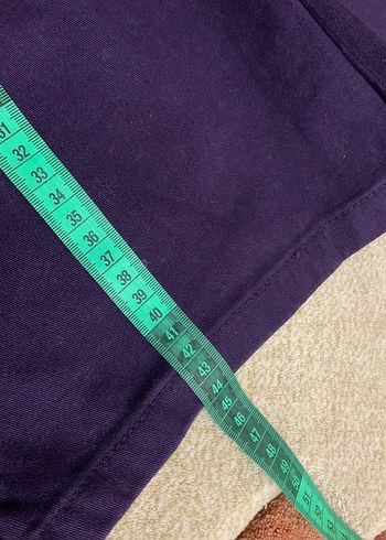 Düğmeli Mor Midi Etek - Görsel 5