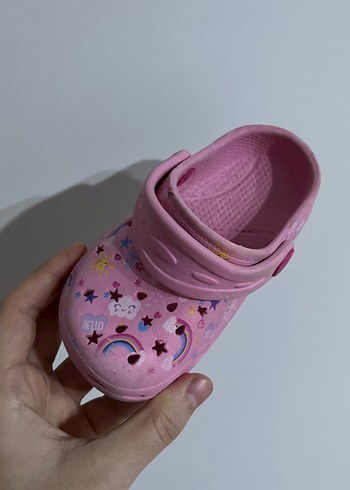 Kız Çocuk Pembe Bağcıklı Terlik - Görsel 2