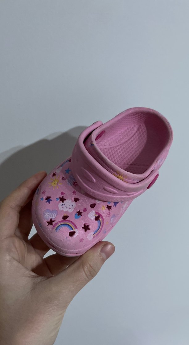 Kız Çocuk Pembe Bağcıklı Terlik - Görsel 2