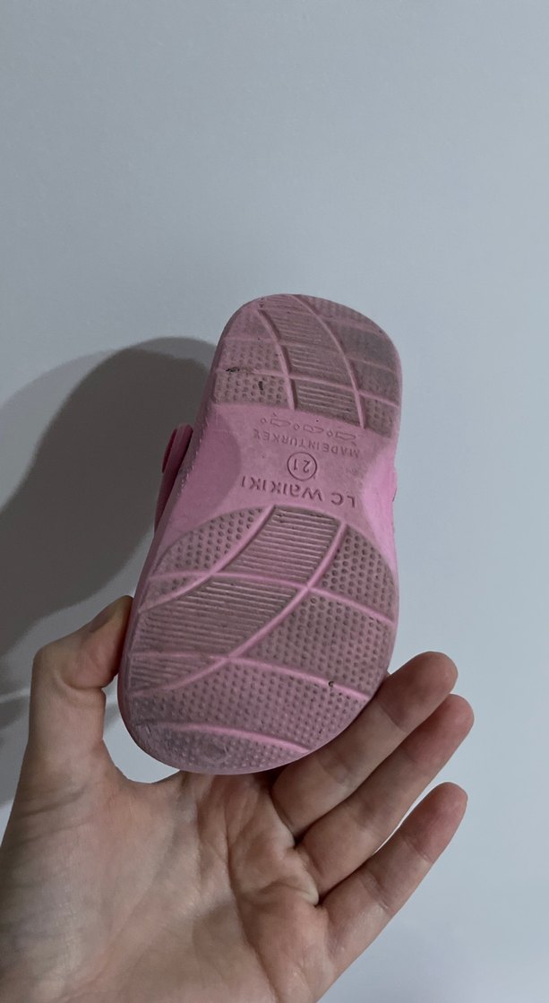 Kız Çocuk Pembe Bağcıklı Terlik - Görsel 3