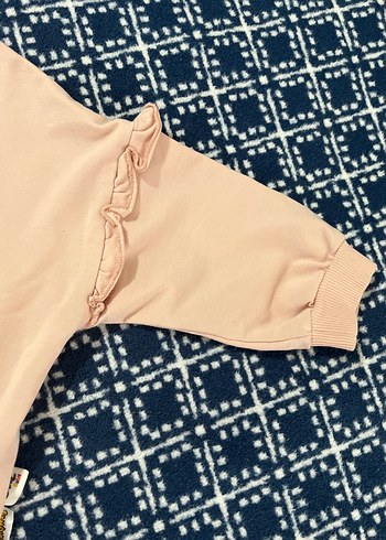 Kız Çocuk Pembe Baskılı Sweatshirt - Görsel 3