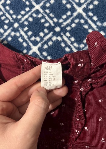 Bordo Kolsuz Kadife Kız Elbisesi - Görsel 4