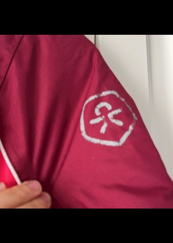 Kız Bebek Kırmızı Fermuarlı Kayak Tulumu - Görsel 3