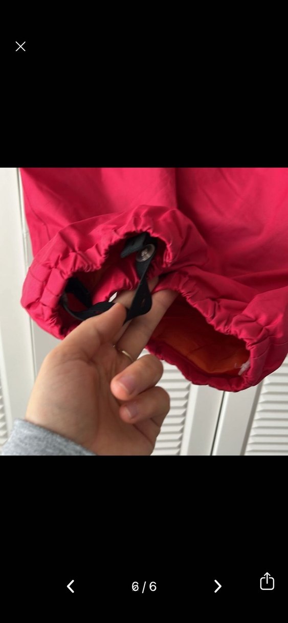 Kız Bebek Kırmızı Fermuarlı Kar Tulumu - Görsel 4