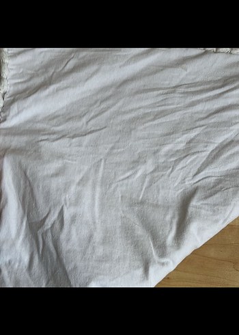 Nakışlı Örgü Beyaz Çocuk Battaniyesi - Görsel 2