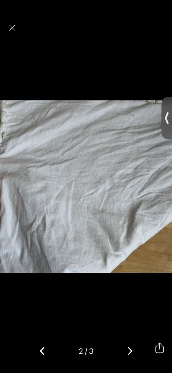 Nakışlı Beyaz Örgü Çocuk Battaniyesi - Görsel 2