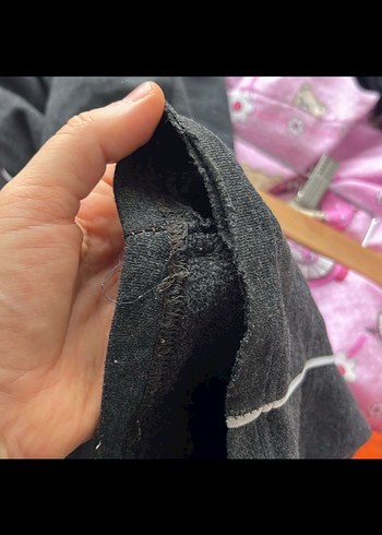 Siyah Kadın Rahat Kesim Eşofman Altı - Görsel 5