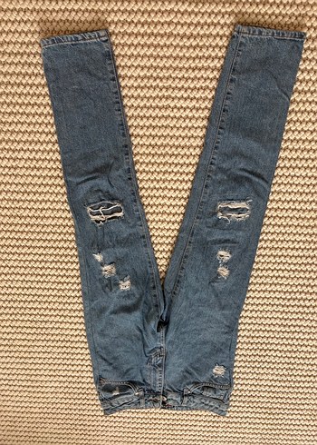 Mavi Rahat Kesim Denim Jean