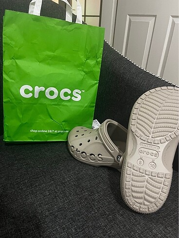 Crocs clog krem sıfır