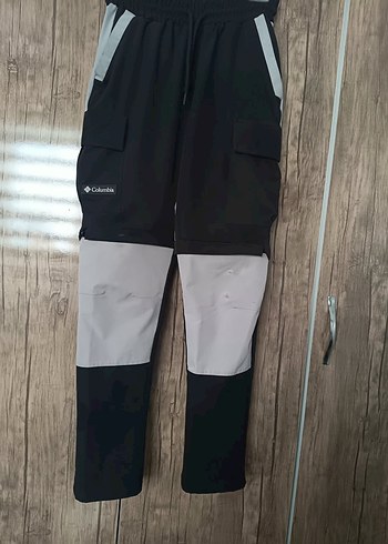 Columbia Siyah Gri Sportif Kargo Pantolon