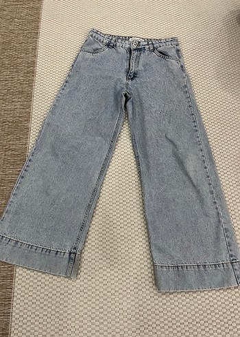 Mavi Jeans Acik Mavi Yuksek Bel Genis Paca Jean