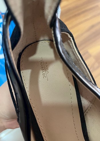 40 Beden Siyah Tokalı Stiletto Kadın Ayakkabı