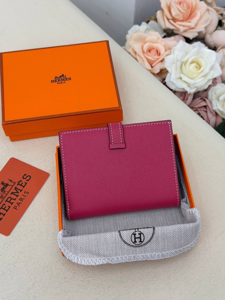 Hermes Fuchsia Mini Cüzdan — görsel 2/6