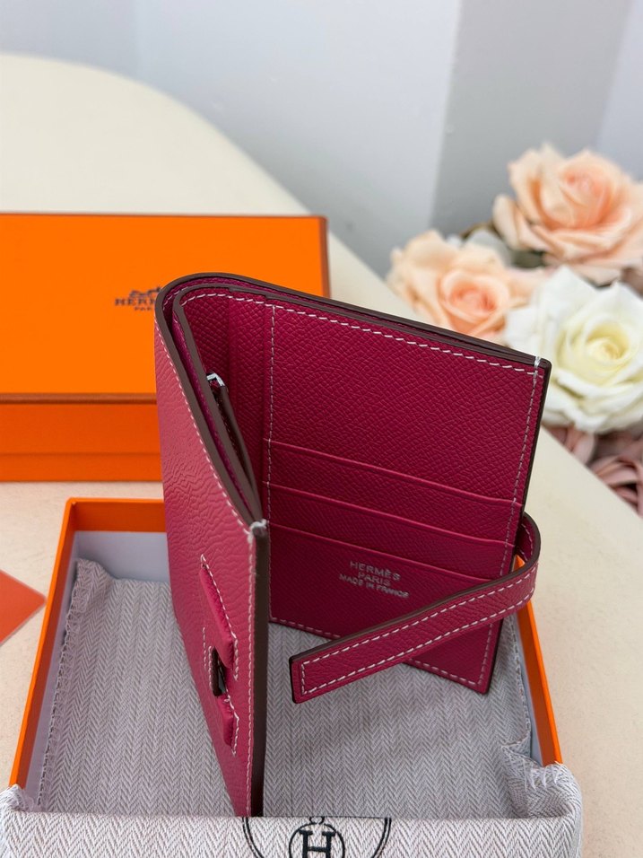 Hermes Fuchsia Mini Cüzdan — görsel 4/6