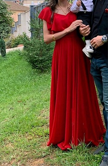 36 Beden Bordo abiye