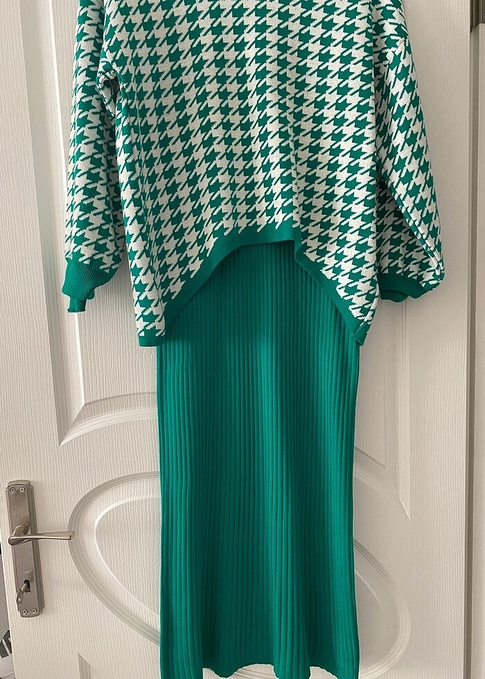 Triko ikili elbise takım - Görsel 2