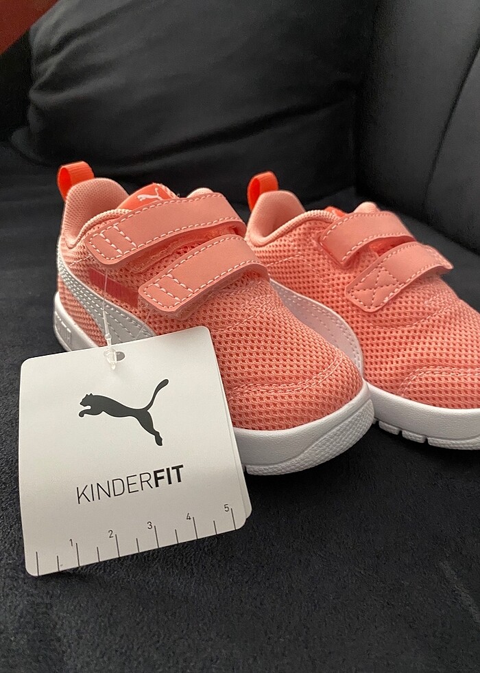 Puma pembe kız çocuk ayakkabı - Görsel 3