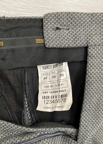 Düğmeli Gri Erkek takım elbise - Görsel 7