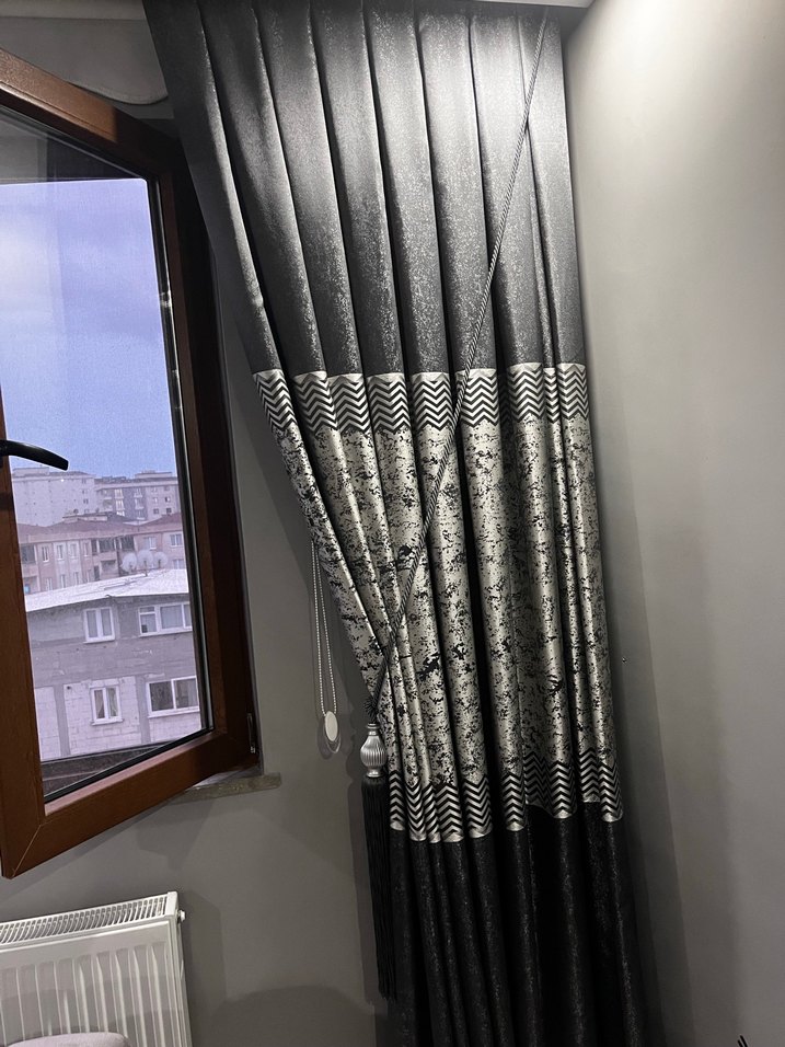 Fon perde iki adet - Görsel 2