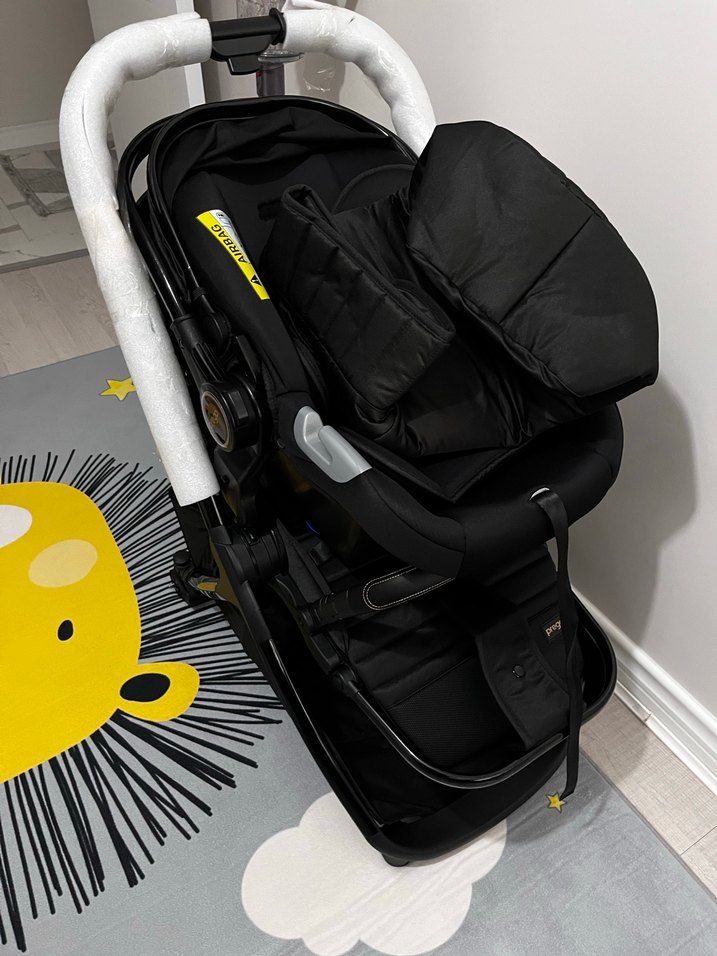 Siyah Bebek arabası - Görsel 2