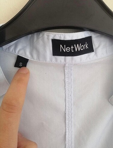 s Beden mavi Renk Network kısa kollu gömlek