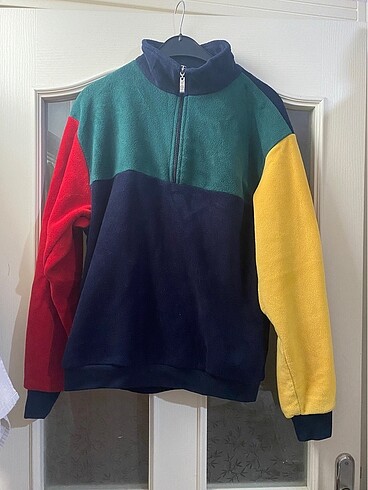 Sentetik Sezar Çok Renkli Polar Sweat